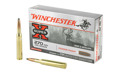 Ammunition Winchester Ammunition Super X 270Win WIN SPRX PWR PNT 270WIN 130GR 20/200